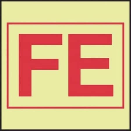 Accuform IMO  FIRE CONTROL EQUIPMENT 6 in x MLMR913GE MLMR913GE